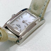 LONGINES ロンジン 2Pダイヤ ドルチェヴィータ クォーツ レディース シェル文字盤 L5.158.4 オーストリッチ ジャンク_画像4