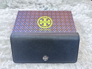 新品未使用 Tory Burch トリーバーチ 長財布 二つ折り アウトレット 5009063 ネイビー系