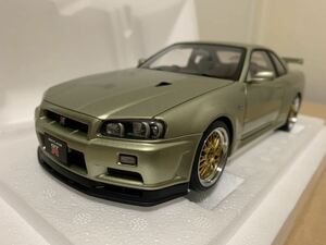 1/18 AUTOart 日産スカイラインGT-R BNR34 BBSオートアート 