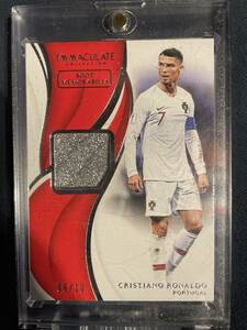 10枚限定　ロナウド　スパイクカード　PANINI IMMACULATE CRISTIANO RONALDO BOOT MEMORABILIA ブーツカード　BOOT WORN