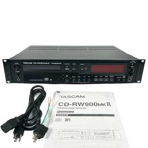 ◆優良動作品・録音履歴0時間◆ TASCAM CDレコーダープレーヤー業務用 CD-RW900MK2 CD-RW900MKll