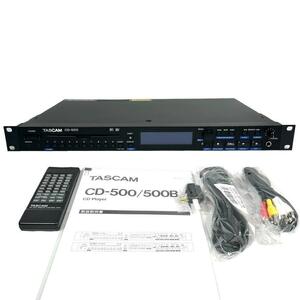 ◆優良美品・動作確認済◆ TASCAM CDプレーヤー 業務用1U CD-500