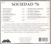 ☆SOCIEDAD '76◆79年に名門『FANIA』から発表のJohnny Zamotによるサルサの超大名盤◇世界初の唯一のCD化！＆激レア・廃盤◆全て同梱可能_画像2