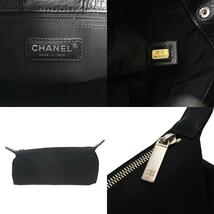 CHANEL シャネル エグゼクティブ トート 黒 シルバー金具 A67282 レディース グレインドカーフ トートバッグ Aランク 中古 銀蔵_画像9