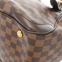 LOUIS VUITTON ルイヴィトン ダミエ ヴェローナ MM エベヌ N41118 レディース ダミエキャンバス ショルダーバッグ ABランク 中古 銀蔵_画像6