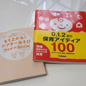 保育本★2冊セット★０．１．２歳児保育アイディア１００　あそび・生活・環境・保護者支援 と 「あそびと環境０．１．２歳」