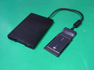 ■■【即決】SONY FA-P1 PCカード接続FDD (FLOPPY DISK ADAPTER) 未使用長期在庫品！ 難あり品