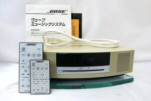 BOSE　ボーズ　【Wave Music System】　ウェーブミュージックシステム　ジャンク　ガラス台座・リモコン・説明書あり