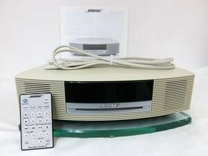 BOSE　ボーズ　【Wave Music System Ⅲ】　中古　動作確認済　リモコン・ガラス台座・説明書あり　ウェーブミュージックシステム