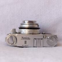 『メンテナンスしました』 コニカ３ KonicaⅢ　Konishiroku Hexanon 1:2 f=48ｍm　完動品です。_画像5