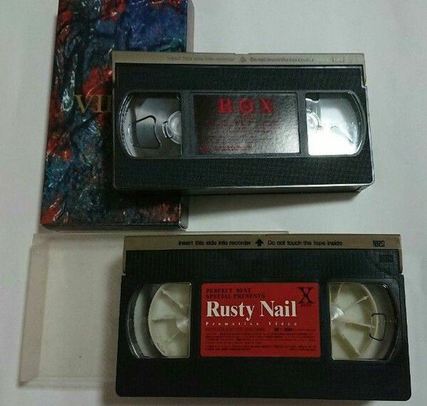 XJAPAN VHS ビデオ 2本セット 東京ドーム伝説ここに始まる Rusty Nail YOSHIKI hide 