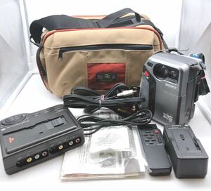 希少/SONY/ソニー/video Hi8 Handycam SC9/ハンディカムステーション/CCD-SC9/HSA-V515/付属品付/ビデオカメラ/中古品/現状品/ジャンク/19