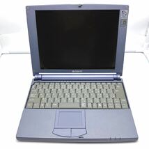 SONY/ソニー/VAIO/Windows98/10.4型/PCG-505S/64MB/NOTEBOOK COMPUTER/ノートパソコン/ソフトケース付き/現状品/通電OK/ジャンク/417_画像2