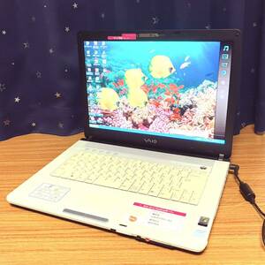 SONY/ソニー/VAIO/Windows XP/Celeron(R)M CPU 420@1.60GHz/80GB/512MB/15.4型/ノートパソコン/取説付き/現状品/通電OK/ジャンク/421