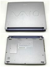 SONY/ソニー/VAIO/Windows98/10.4型/PCG-505S/64MB/NOTEBOOK COMPUTER/ノートパソコン/ソフトケース付き/現状品/通電OK/ジャンク/417_画像3