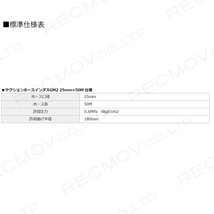 ホース 50m カクイチ 内径25mm インダスGM2 サクションホース 保形性 内面平滑 土木 水 泥水 砂 軽量 農業_画像3