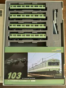☆未使用新品☆TOMIX(トレインボックス) JR 103系 通勤電車 (岡山色・混成編成)セット 4両セット