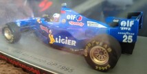 スパークモデル 1/43 リジェ・JS41・無限ホンダ 1995 フランスGP4位 マーティン.ブランドル spark Martin.Brundle Ligier・MUGEN Honda_画像4