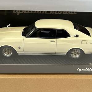 ignition model イグニッションモデル IG3038 1/18 Nissan Laurel 2000SGX(C130)White 日産ローレル 2000SGX ホワイト クリアケース未開封の画像4