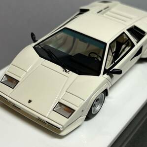 MAKE UP EIDOLON アイドロン 1/43 Lamborghini Countach LP5000S 1982 ランボルギーニ カウンタック LP5000S EM651C White 車体美品 現状品の画像2