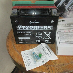 GS YUASA バッテリー YTX20L-BS 新品/在庫品・処分セール！の画像2
