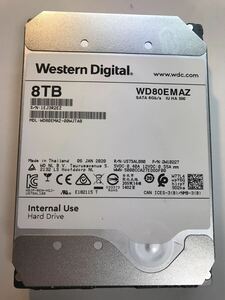 ④Western Digital/ウエスタンデジタル　3.5インチ　SATA　HDD　ハードディスクWD80EMAZ 　8TB　 