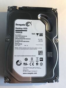 ③SEAGATE/シーゲート　3.5インチ　SATA　HDD　ハードディスクST2000DM001　 　2TB　 