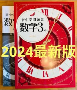 【2024最新版】新品　新中学問題集　数学3年　標準編　解答付