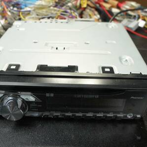 動作OK DEH-380 20P純正変換ハーネス付 オーディオ カロッツェリア AUX CD パイオニア ヘッドユニット carrozzeria @5256sの画像2