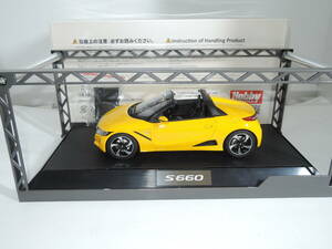 ☆1円始超レア訳アリHobby Japant☆1/18 ホンダHONDA S660 Carnival YellowⅡ☆240331.