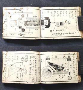 Y737 絵入◆火術兼用 射法真書◆上下2冊揃 砲術 弓術 鉄砲 大砲 武術 火薬 兵法 江戸時代物 浮世絵UKIYOE 木版 骨董古美術古文書和本古書