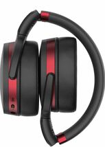 【新品未使用】ゼンハイザー Sennheiser ワイヤレスヘッドホン bluetooth HD 458BT ブラックxレッド　並行輸入品 _画像4