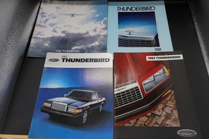 旧車カタログ　フォード(FORD)のサンダーバード(Thunderbird)のカタログ　パート３　１９８０年代以降　全て英語版