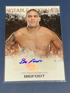 25枚限定 アントニオ・シウバ ニックネーム直筆サインカード TOPPS UFC KNOCKOUT 2012