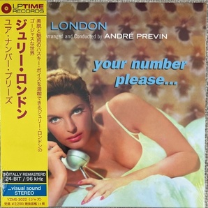 新品【国内紙ジャケCD】Julie London ユア・ナンバー・プリーズ Your Number, Please... YZMS3022