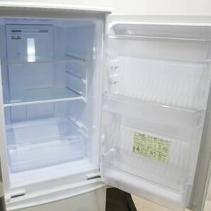 ★送料無料★(R603-B204)SHARP シャープ 2ドア冷凍冷蔵庫 2016年製 SJ-C17B-W 167L つけかえどっちもドアの画像3