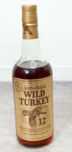 ▲(R603-B42)古酒 未開栓 WILD TURKEY 12年 ワイルド ターキー リミテッド エディション ゴールドラベル バーボン ウイスキー 750m 50,5％