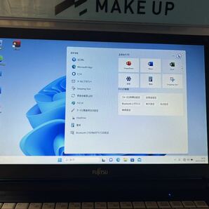 FUJITSU ノートパソコン ノートPC 第六世代CPU メモリー4GB 高速SSD128GB 大画面 無線マウス付き office付の画像1