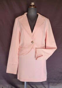  super-discount! spring optimum pretty pink color suit M size 
