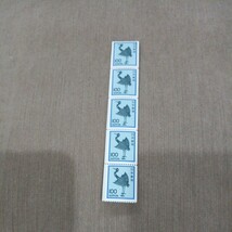 動植物国宝図案切手　1981 銀鶴　100円切手10連ブロック_画像5