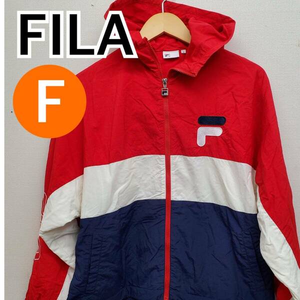 FILA フィラ ジャンパー ブルゾン ジャケット トリコロールカラー レディース メンズ Fサイズ【CT113】