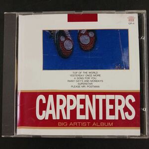 CD_32】 カーペンターズ /ビッグ・アーティスト・アルバム