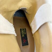 RODEOロデオ MR-HAN スエード ブーツ シューズ ショートブーツ ウエスタンブーツ レディースブーツ 靴 6 1/2 23.0 23.5 KH_画像5
