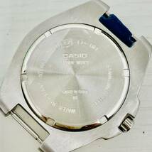 267 CASIO カシオ EF-101 メンズ腕時計 腕時計 時計 フェイス のみ 白文字盤 3針 デイト表示 10気圧防水 クオーツ クォーツ Quartz QZ AT_画像5