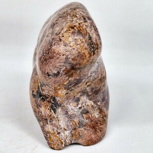 ボタン石 約490g 鑑賞石 天然石 飾り石 置物 自然石 水石 鉱物 原石 ストーン 石 WKの画像4