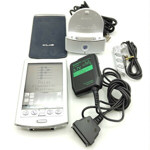 ★通電確認済★ SONY CLIE パーソナル エンターテインメント オーガナイザー PDA ソニー クリエ PEG-N700C 充電スタンド アダプター SC