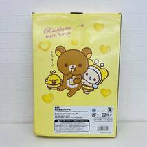 ★未使用品★ 振り子時計 壁掛け時計 リラックマ Rilakkma meets Honey 黄色 イエロー IH_画像2