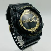 54 CASIO カシオ G-SHOCK Gショック GD-100GB メンズ腕時計 腕時計 時計 デジタル 20気圧防水 黒 ブラック ゴールド文字盤 クォーツ AT_画像2