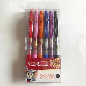 トムとジェリー SARASA CLIP サラサクリップ0.5mm 6色セット ボールペン