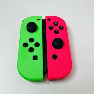 【動作確認済み】Nintendo Switch ジョイコン　ネオングリーン ネオンピンク　 セット　Joy-Con ニンテンドースイッチ Joy-Con LR 左右